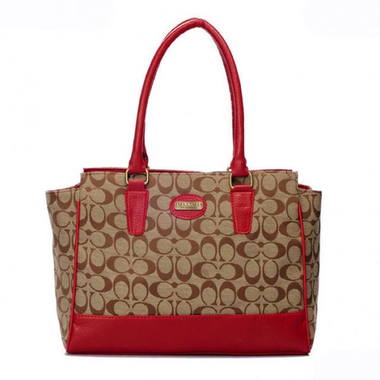 Coach Legacy Candace In Signature Medium Red Satchels ARE | Coach Outlet Canada - Click Image to Close
